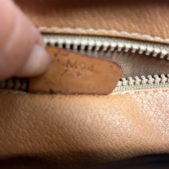 CELINE leather canvas clutch - Picture 15 of 17